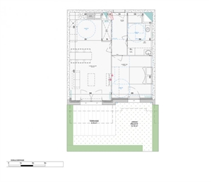 t2 à la vente -   59700  MARCQ EN BAROEUL, surface 46 m2 vente t2 - UBI443783231